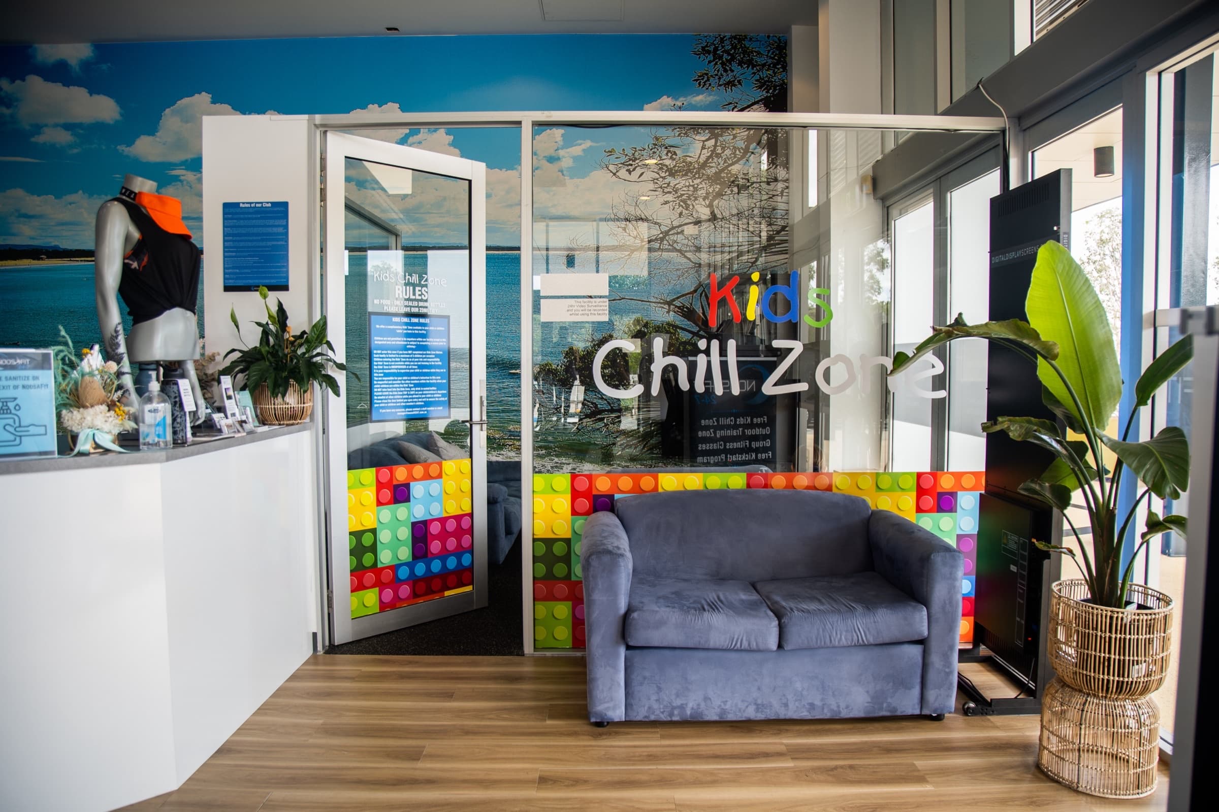 Kids Chill Zone — clean kids-only space for members